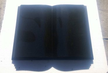 Książka granitowa czarna